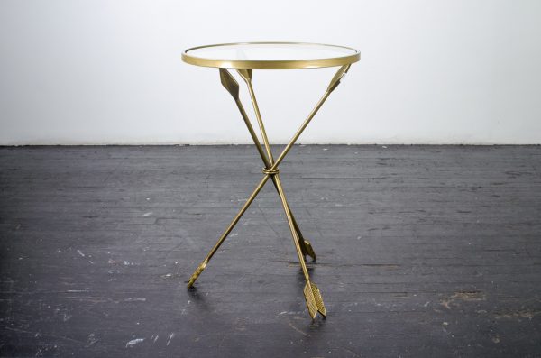 Louge Furniture Side table gold arrow