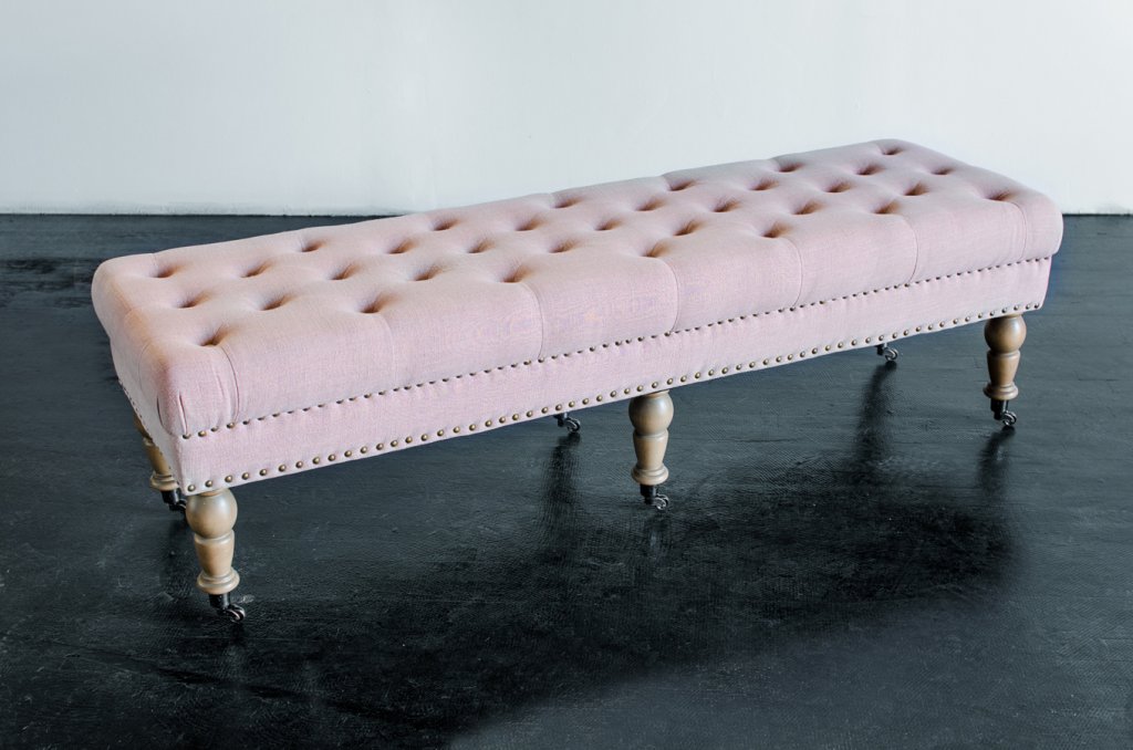 Bench, Washed Pink Amigo Party Rentals, Inc.Amigo Party Rentals, Inc.