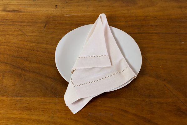 Napkin, Hemstitch Off White